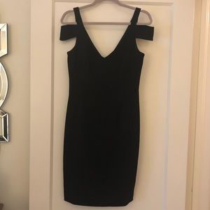 Jay Godfrey black off the shoulder cocktail dress